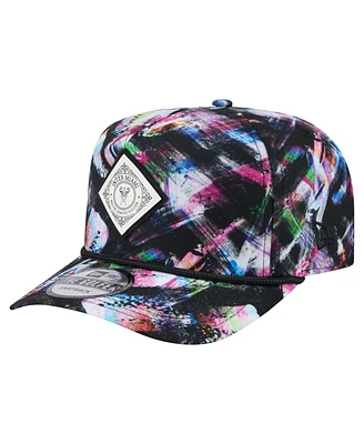 New Era Men's Black Inter Miami Cf Golfer Adjustable Hat