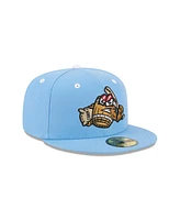 New Era Men's Light Blue Louisville Bats Theme Nights 59FIFTY Fitted Hat