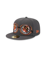 New Era Men's Gray Lehigh Valley IronPigs Theme Nights 59FIFTY Fitted Hat