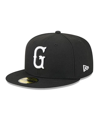 New Era Men's Black Greenville Drive theme Nights 59FIFTY Fitted Hat