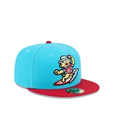 New Era Men's Blue Clearwater Threshers theme Nights 59FIFTY Fitted Hat