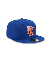 New Era Men's Blue Brooklyn Cyclones theme Nights 59FIFTY Fitted Hat