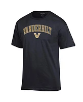 Champion Men's Black Vanderbilt Commodores Arched Logo T-Shirt