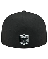 New Era Men's Black Las Vegas Raiders State Stitch 59FIFTY Fitted Hat