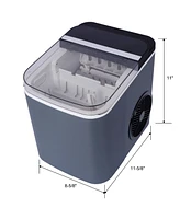 Casainc Portable Ice Machine, 26 lbs/Day, 9 Ice Cubes in 6 Mins, Etl & Fda Certified for Home & Kitchen