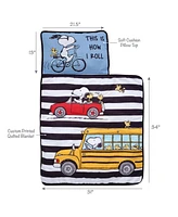Bedtime Originals Baby Snoopy & Woodstock Peanuts Transportation Nap Mat