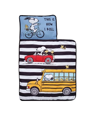 Bedtime Originals Baby Snoopy & Woodstock Peanuts Transportation Nap Mat