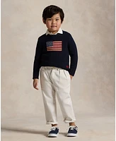Polo Ralph Lauren Toddler and Little Boys The Iconic Flag Sweater