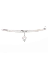 Pre-Owned Cartier Mon Amour Heart Bracelet 18K White Gold and Diamond