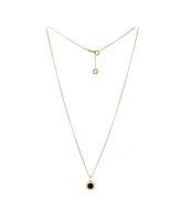 Pre-Owned Bvlgari Bvlgari Bvlgari Pendant Necklace 18K Gold with Onyx