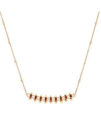 Pre-Owned Cartier Clash de Cartier Pendant Necklace 18K Rose Gold with Diamonds