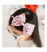 Sweet Wink Girls Red, White, & Cute Tulle Bow Headband