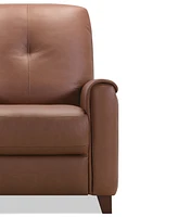Ashlinn 84" 3 Seat Leather Sofa, Exclusively at Macy's