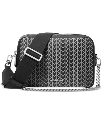 Michael Kors Bryant Medium Double-Zip Chain Camera Crossbody