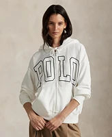 Polo Ralph Lauren Women's Logo Lightweight Fleece Full-Zip Hoodie Sweatshirt