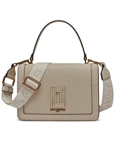 Karl Lagerfeld Paris Simone Patent Flap Crossbody Bag