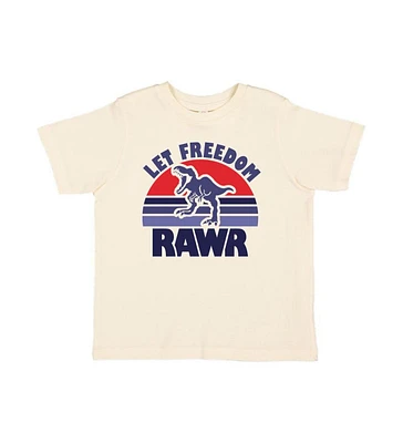 Sweet Wink Baby Boys Let Freedom Rawr Short Sleeve T-Shirt