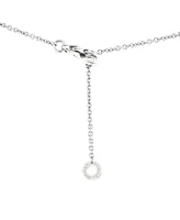 Pre-Owned Bvlgari B.Zero1 3 Charm Necklace 18K White Gold with Diamonds