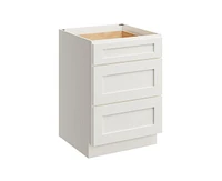 Casainc W24" X H34.5" D24" Kitchen Cabinet Floor Base With 3 Drawers