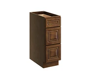 Casainc W12" X H34.5" D24" Kitchen Cabinet Floor Base With 3 Drawers