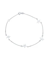 Bling Jewelry Marine Life Starfish Anklet Bracelet Sterling Silver 9 Inch Beach Vacation Charm