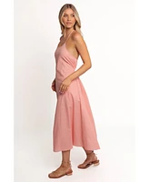 Petal and Pup Women's Nadine Halterneck Midi Dress