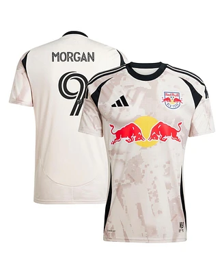 Adidas Men's Lewis Morgan Tan New York Red Bulls 2025 Stone Kit Replica Player Jersey