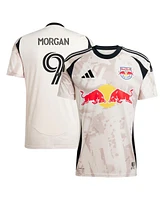 Adidas Men's Lewis Morgan Tan New York Red Bulls 2025 Stone Kit Replica Player Jersey
