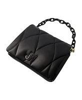Jason Wu Quilted Chain Shoulder Bag with Jw Logo