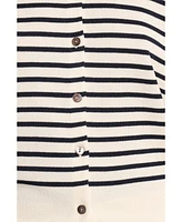 Petal and Pup Women's Gavi Button Front Striped Cardigan