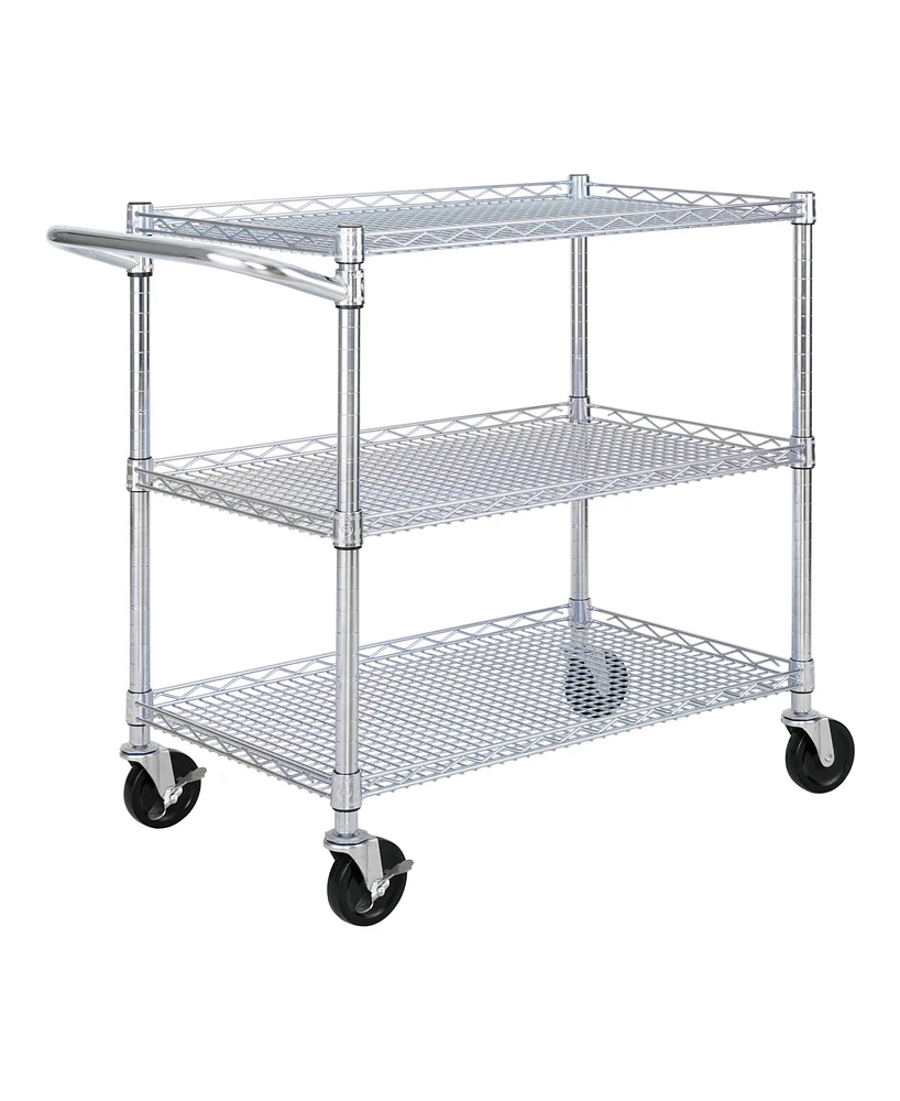 Seville Classics 3-Tier Nsf-Certified Utility Cart