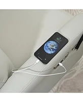 270° Power Swivel Recliner with Usb Ports for Nursery & Living Room
