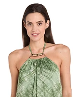 R & M Richards Women's Printed Sleeveless Maxi Dress