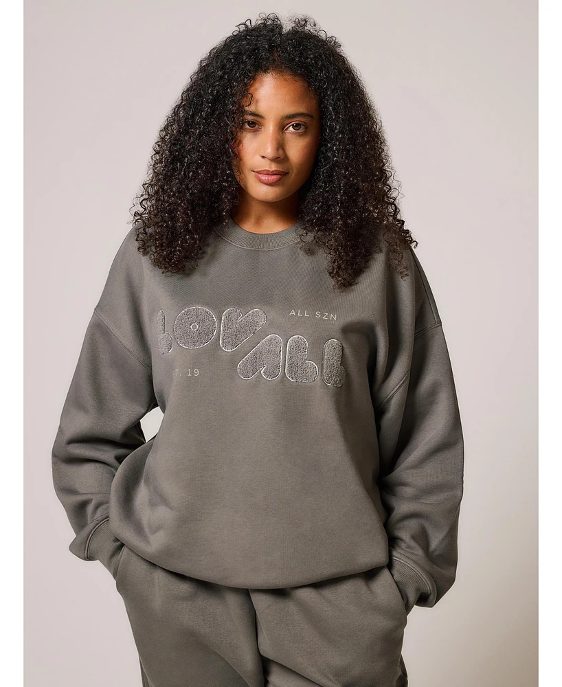 Lovall Women's All Szn Oversized Sweatshirt