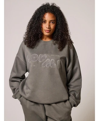 Lovall Women's All Szn Oversized Sweatshirt
