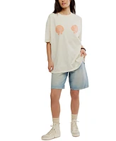 Free People Women's Shell Graphic Cotton Short-Sleeve T-Shirt