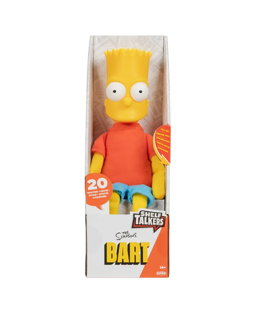 Shelf Talkers Bart Simpson Talking Plush Doll