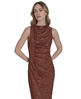 Vince Camuto Women's Lace Sleeveless Bodycon Midi Dress