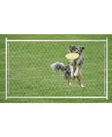 Adjustable Chain Link Walk Gate Kit with Round Corner Frame, Fit-Right, 3.8'H