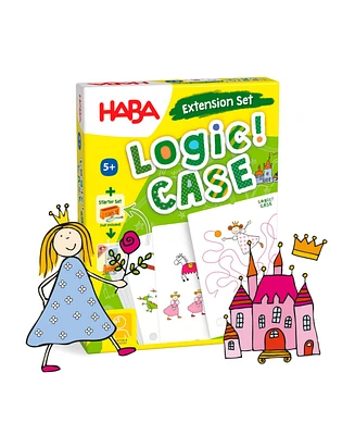 Haba Logic Case Extension Set: Princesses - Ages 5+ Gifts for 5 Year Old Girls, Learning Toys, Puzzle & Card Games for Kids, Travel Games