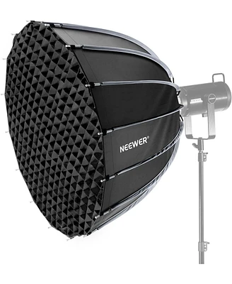 Neewer 35.4"/90cm Parabolic Softbox Bowens Mount, Quick Release with Diffusers/Grid/Bag for Video Continuous Lighting CB60 CB200B MS60 MS150B Q4