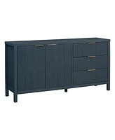 Minimalist Wave Sideboard - Entryway/Living Room Storage