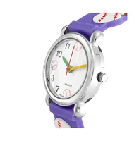 Bling Jewelry Time Teacher 3D Sports Wrist Watch Silicone Wristband