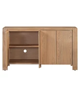 Retro Wood Sideboard Buffet Cabinet
