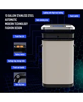 50L Smart automatic Trash Cans - Full Intelligent Sensor - Light Grey