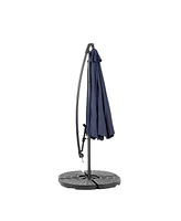 Best Choice Products 10ft Offset Patio Umbrella - Navy Blue