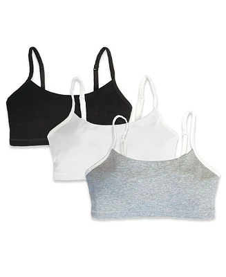 Mightly Girls Fair Trade Organic Cotton Bralettes 3-pack