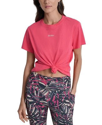 Dkny Women's Studded-Logo T-Shirt