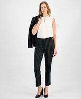 Kasper Women's Pinstriped Straight-Leg Pants, Regular & Petites