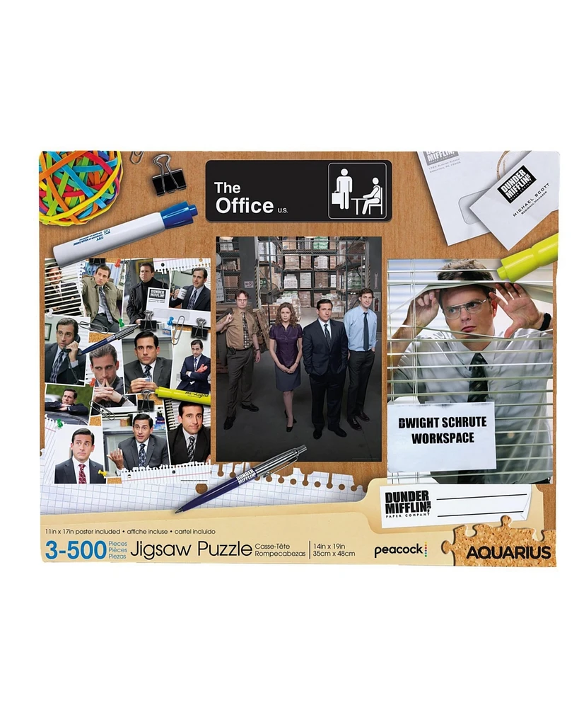 The Office 500 Piece Jigsaw Puzzle 3-Pack